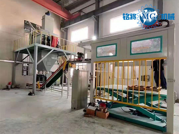 江蘇張家港輕質(zhì)石膏砂漿自動(dòng)化生產(chǎn)線安裝收尾！馬上準(zhǔn)備試機(jī)啦！