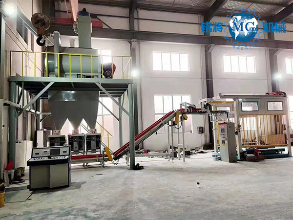 江蘇張家港輕質(zhì)石膏砂漿自動(dòng)化生產(chǎn)線安裝收尾！馬上準(zhǔn)備試機(jī)啦！