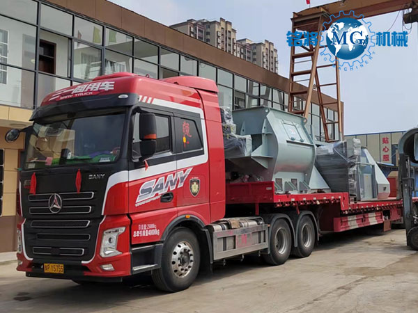 繼續(xù)發(fā)貨！干粉砂漿設(shè)備繼續(xù)發(fā)往南京鱷魚集團(tuán)