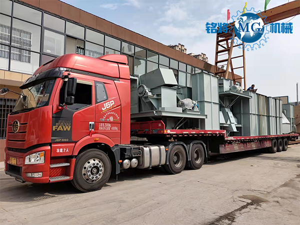 商丘虞城第二車干粉砂漿設(shè)備發(fā)貨！