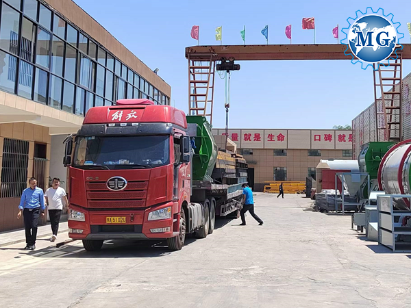 駐馬店年產(chǎn)20萬噸干粉砂漿生產(chǎn)線發(fā)貨！