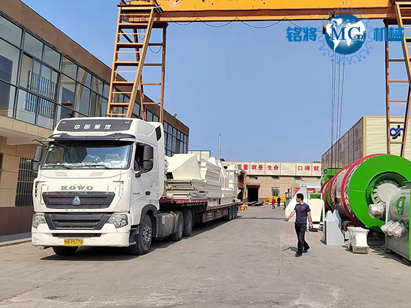 陜西咸陽兩套特種砂漿生產線發(fā)貨中