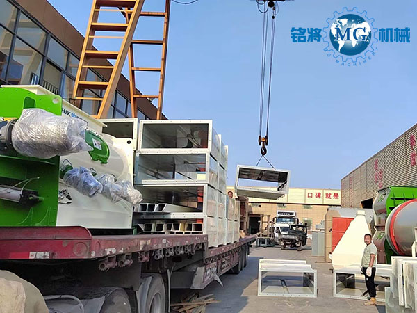 陜西咸陽兩套特種砂漿生產線發(fā)貨中