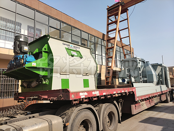 四立方主機，時產(chǎn)15噸生產(chǎn)線，發(fā)往江蘇連云港